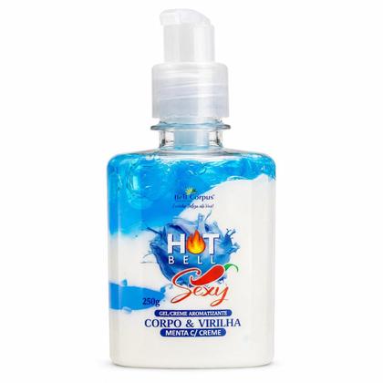 Imagem de Gel Creme Aromatizante Bell Corpus 250g Corpo e Virilha Toque Sedoso Refrescante