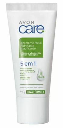 Imagem de Gel Creme Facial Hidratante Matificante Avon Care 5 em 1 - 20g