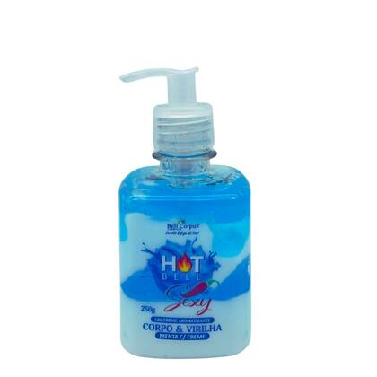 Imagem de Gel Creme Hidratante Corporal Bell Corpus Menta 250g Hidratação e Frescor Diário