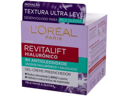 Imagem de Gel Creme Preenchedor Facial LOréal Paris  - Revitalift Hialurônico 49g