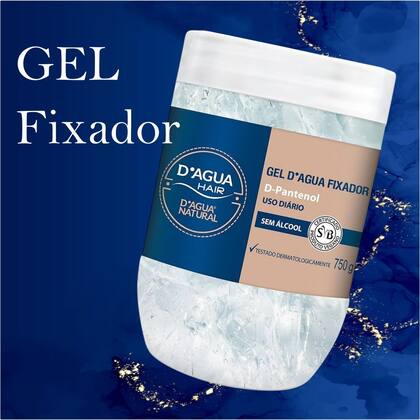 Imagem de GEL D'ÁGUA FIXADOR PARA USO DIÁRIO 750G D'agua natural