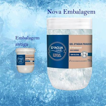 Imagem de GEL D'ÁGUA FIXADOR PARA USO DIÁRIO 750G D'agua natural