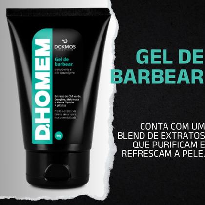Imagem de Gel de Barbear Deslizante Pezinho Navalhado Bisnaga Dokmos