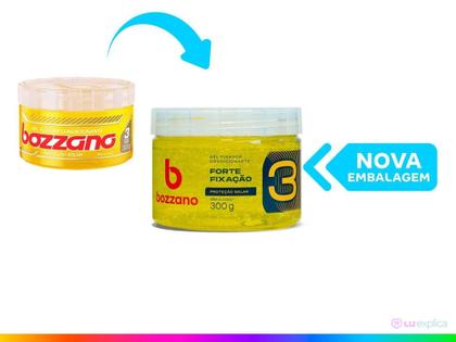 Imagem de Gel de Cabelo Bozzano Fixador Condicionante - Forte 300g