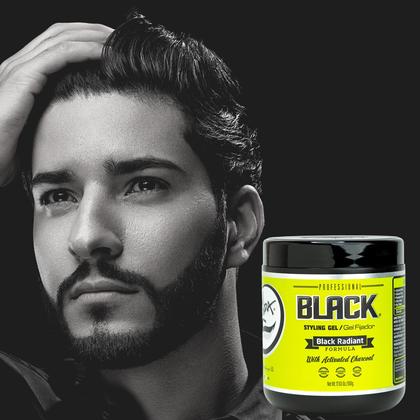 Imagem de Gel de cabelo Rolda Black de fixação média a forte 500 ml (2 unidades)