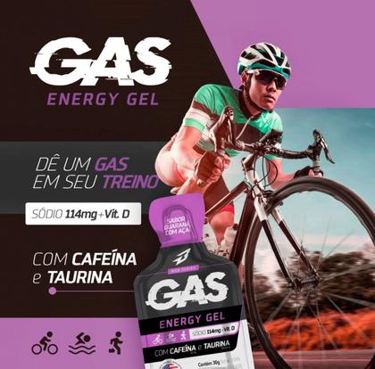 Imagem de Gel de Carboidrato Gas Energy Gel Energético Cx 10 Sachês Bodyaction