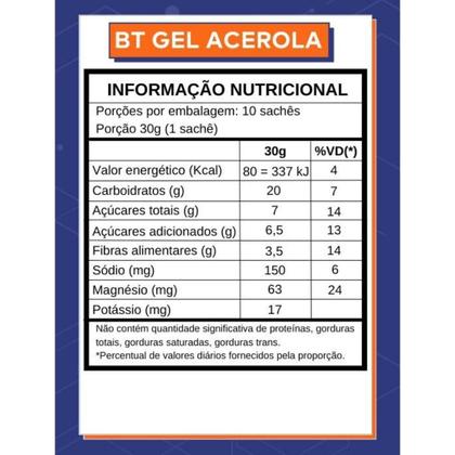 Imagem de Gel de Carboidratos BT - Energia Natural para Performance