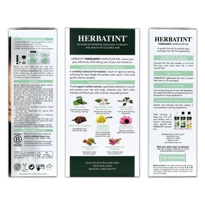 Imagem de Gel de Coloração de Cabelo Herbatint 4N Chestnut (Castanho Claro) - 135ml - Vegano e Sem Álcool