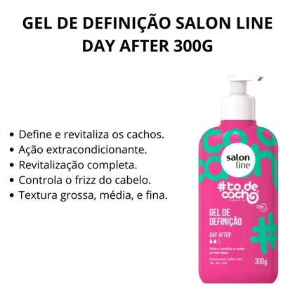 Gel De Definição Salon Line Todecacho Day After 300G - Gel de