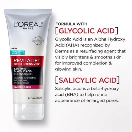 Imagem de Gel de limpeza L'Oreal Paris Revitalift 3,5% de ácido glicólico puro