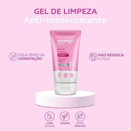 Imagem de Gel de Limpeza Monange Facial Anti-Ressecamento 120g