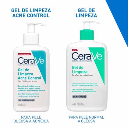Imagem de Gel de Limpeza para Pele Oleosa e Acneica CeraVe Acne Control