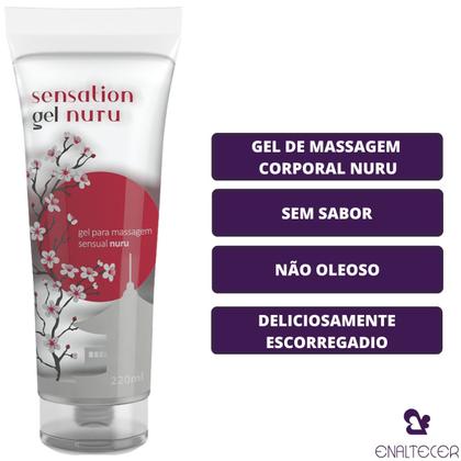 Imagem de Gel de Massagem Sensorial Sensation Corporal Nuru 220ml