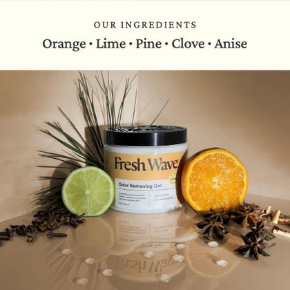 Imagem de Gel de remoção de odores Fresh Wave Orange 450ml dura 30-60 dias