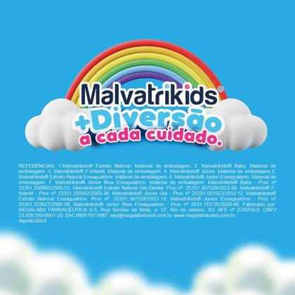 Imagem de Gel Dental Infantil Malvatrikids com Flúor + Xilitol 70g