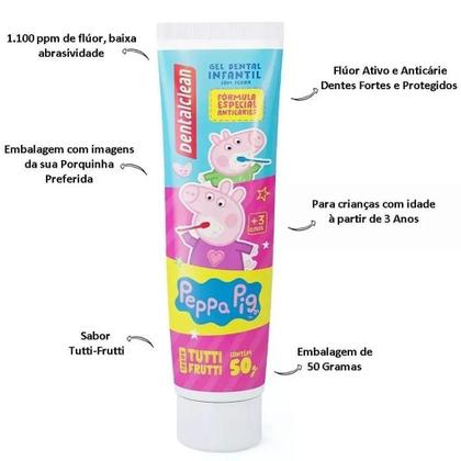 Imagem de Gel Dental Infantil Peppa Pig com Flúor - 50g