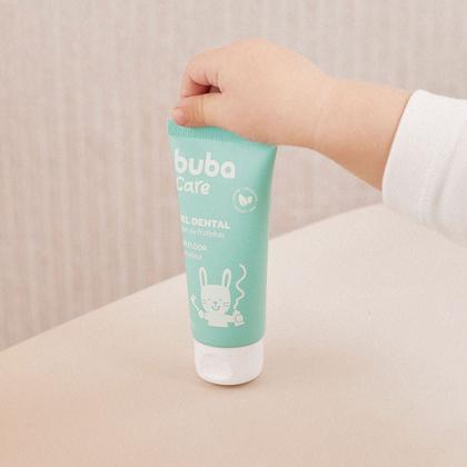 Imagem de Gel Dental Natural Vegano para Bebê e Infantil Buba Care 50g