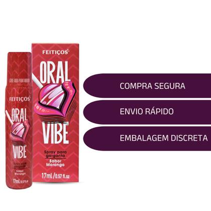Imagem de Gel Deslizante Beijável Oral Vibe Morango Garganta Salivação