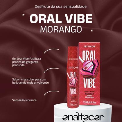 Imagem de Gel Deslizante Beijável Oral Vibe Morango Garganta Salivação