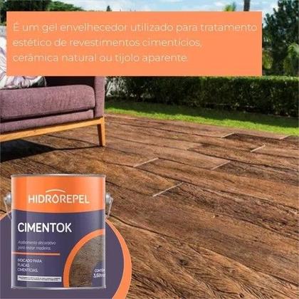 Imagem de Gel Envelhecedor Cimentok 900ml + Oleofugante 900ml - Hidrorepel