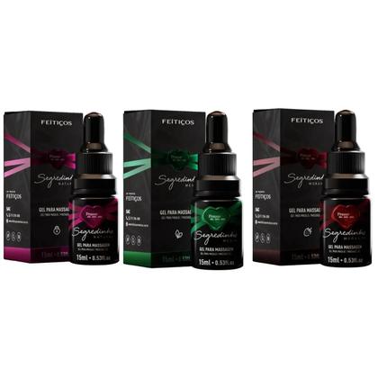 Gel Excitante Lubrificante Íntimo Segredinho Natural 15ml