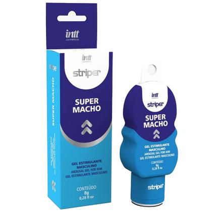 Imagem de Gel Excitante Masculino Super Macho Linha Striper Intt
