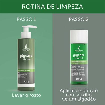 Imagem de Gel Facial de Limpeza Profunda Mantecorp Skincare Glycare Intense