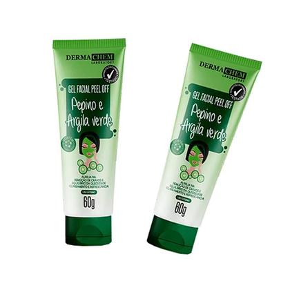Imagem de Gel Facial Peel Off Pepino e Argila Verde 60g Dermachem