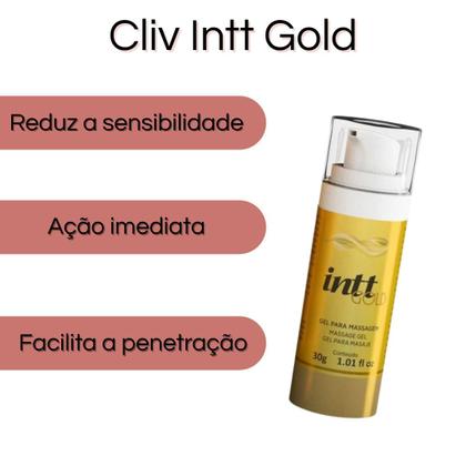 Imagem de Gel Facilitador Dessensibilizante Extra Forte 30g Cliv Gold Intt