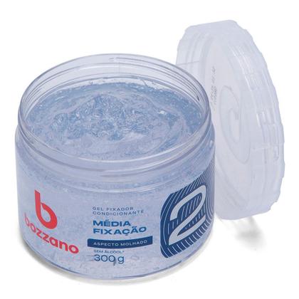 Imagem de Gel Fixador Brilho Molhado Fator 2 Bozzano 300g