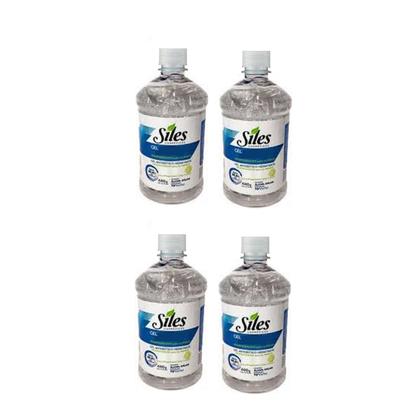Imagem de Gel Fixador Forte Siles Barbeiro Kit Atacado 4 Unid. De 1kg