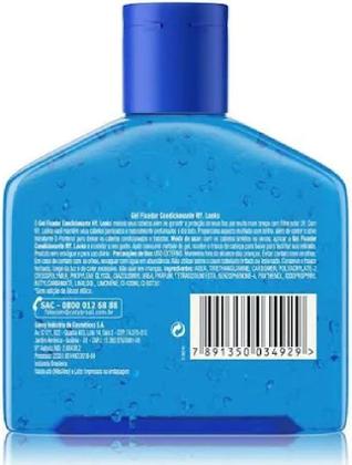 Imagem de Gel Fixador Ny Looks Mega Forte 4 Azul 240gr