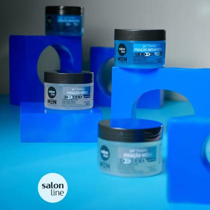 Imagem de Gel Fixador Salon Line Essence Mega Forte Men 300g