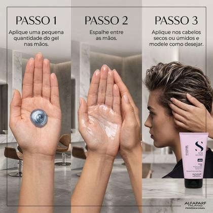 Imagem de Gel Frozen Extra Forte 150 ml Alfaparf Semi Di Lino StyleCare
