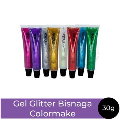 Imagem de Gel Glitter Bisnaga Para Corpo e Cabelo 30g Maquiagem Artística Colormake