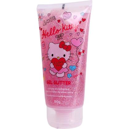 Imagem de Gel Glitter Cia Natureza Hello Kitty - 180g