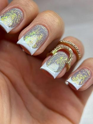 Imagem de Gel Hard Builder para sobreposições, extensões e fortalecimento de unhas IN.HYPE In.Hype Mermaid Chameleon with Sparkling Shimmer 3