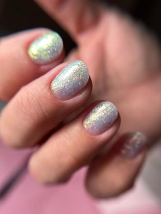 Imagem de Gel Hard Builder para sobreposições, extensões e fortalecimento de unhas IN.HYPE In.Hype Mermaid Chameleon with Sparkling Shimmer 3