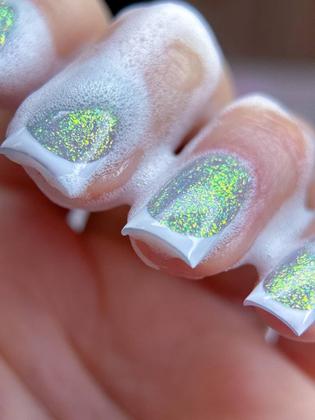 Imagem de Gel Hard Builder para sobreposições, extensões e fortalecimento de unhas IN.HYPE In.Hype Mermaid Chameleon with Sparkling Shimmer 3