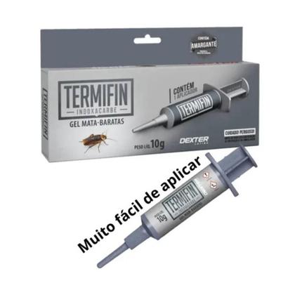 Imagem de Gel Inseticida Mata Baratas Termifin Dexter 10g