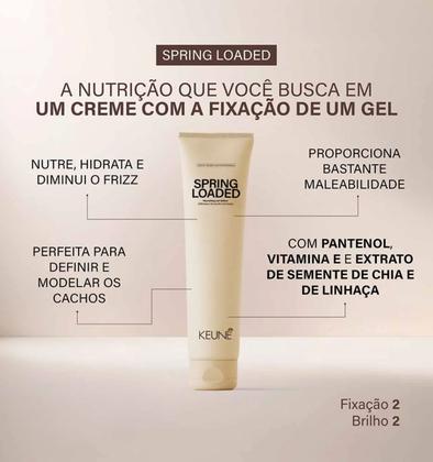Imagem de Gel Keune Spring Loaded Nutre e Define Cachos 150ml