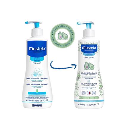 Imagem de Gel Lavante Suave Mustela Bebê Corpo e Cabelo 500ml