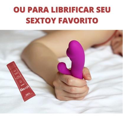 Imagem de Gel Lubrificante Beijável com Aquecimento Lubrisex Morango Hot 60g