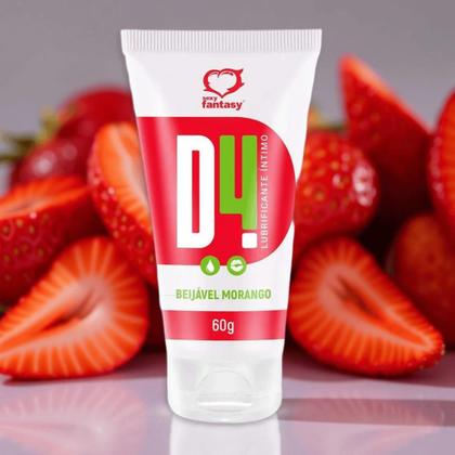 Imagem de Gel Lubrificante Íntimo Beijável D4 60g  Sabor, Conforto e Sensualidade Para Seus Momentos a Dois