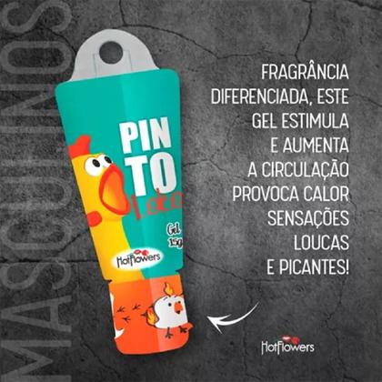Imagem de Gel Masculino Pinto Loko 15gr Hot Flowers