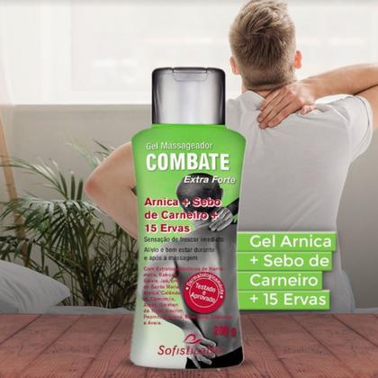 Imagem de Gel Massageador Alivio Imediato Da Dor Arnica Sebo 15 Ervas