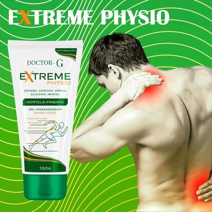 Gel massageador Doctor-G Extreme Physio, Hortelã-Pimenta Para