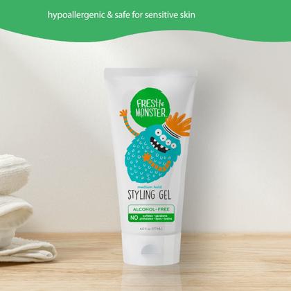 Imagem de Gel modelador de cabelo Fresh Monster Kids Medium Hold 180 ml