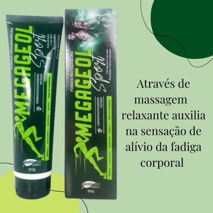 Imagem de Gel Para Massagem Alquimia Megageol Bisnaga 150g Kit Promocional 5 Unidades