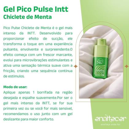 Imagem de Gel Pico Pulse Menta Suga Vibra Pulsa Gela Feminino e Masculino Intt Ste 16g